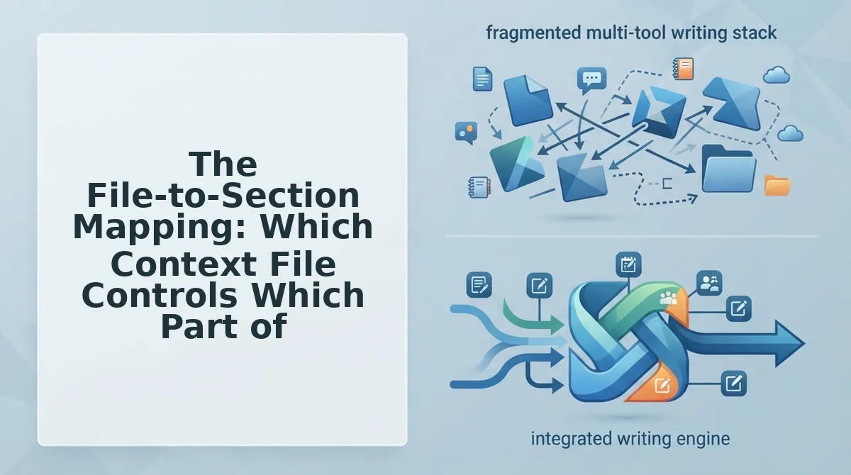 The File-to-Section Mapping: Which Context File Controls Which Part of Your Draft