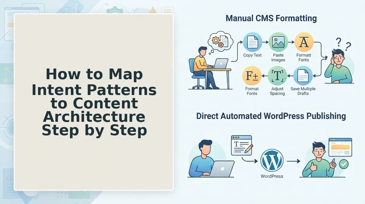 How to Map Intent Patterns to Content Architecture Step by Step
