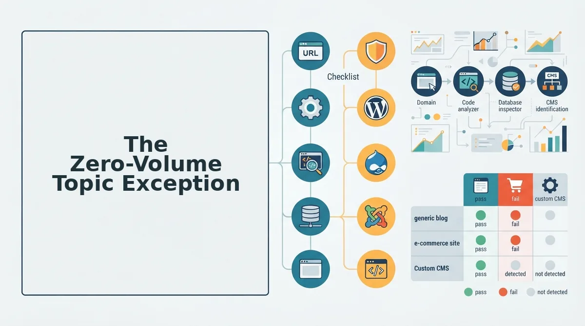 The Zero-Volume Topic Exception