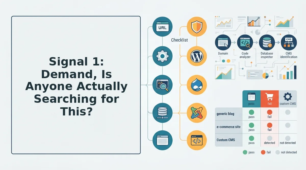 Signal 1: Demand, Is Anyone Actually Searching for This?