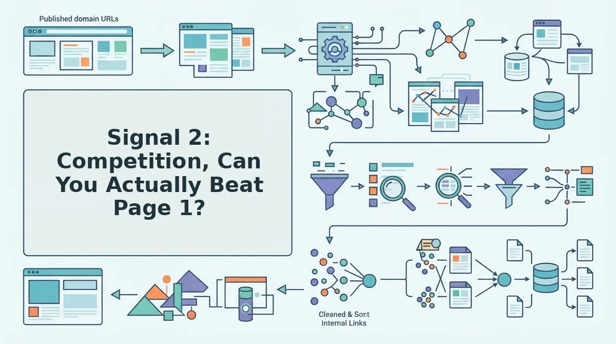 Signal 2: Competition, Can You Actually Beat Page 1?