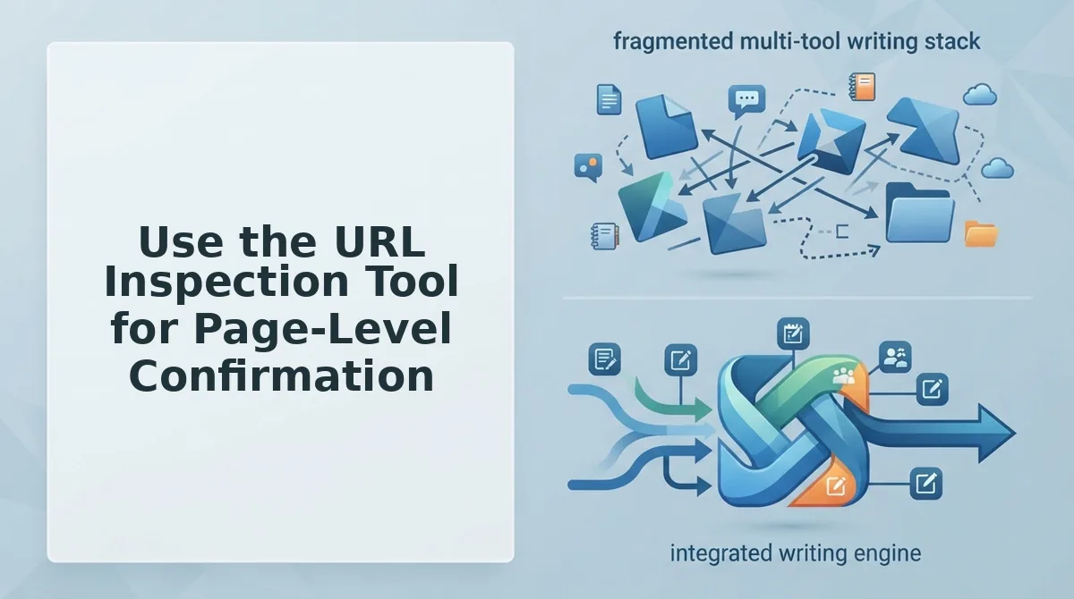 Use the URL Inspection Tool for Page-Level Confirmation