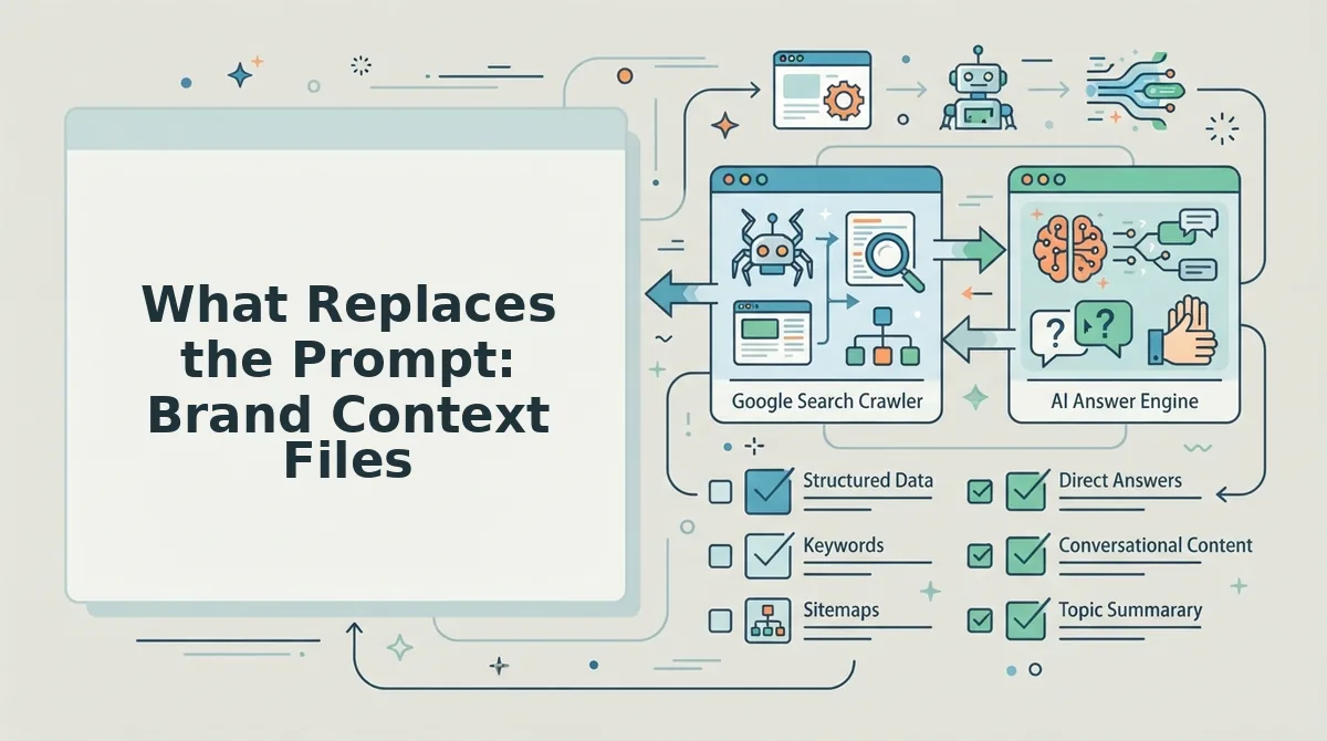 What Replaces the Prompt: Brand Context Files
